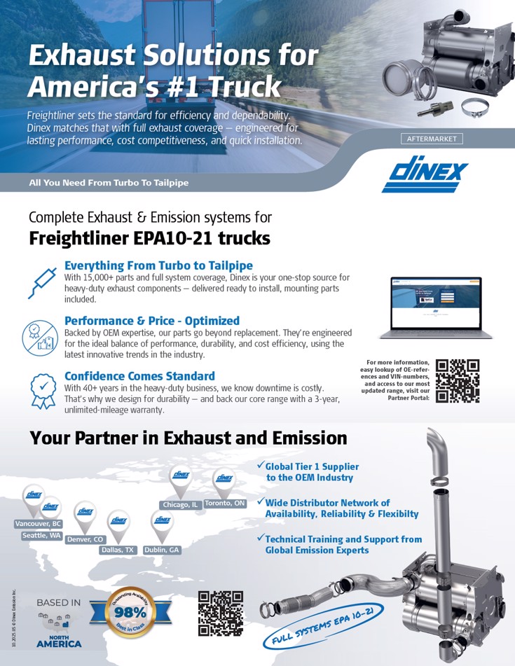 Freightliner EPA10-21 trucks