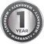 1 Year Warranty Logo